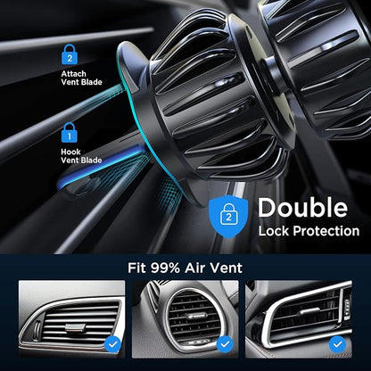 LISEN Magnetic Phone Holder for Car Upgraded Clip Ultra Car Phone Holder 6 - Image 4