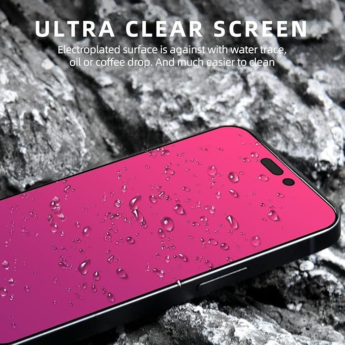 EGKimBa for iPhone Air Privacy Screen Protector, Gradient Color Tempered Glass - Image 7