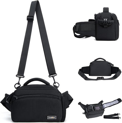 Cwatcun Waist Camera Case DSLR SLR Bag Sling Shoulder Camera Bag Water by FocusonCameraBag