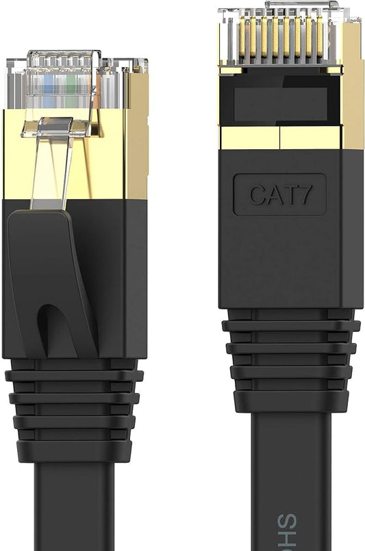 Cat 7 Ethernet Cable 65 ft High Speed 10Gbps 600MHz, Shielded Ethernet Cord by Senetem