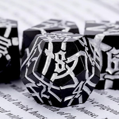 D&D Stripe Dice Set, Crack Polyhedral Dice - Image 4