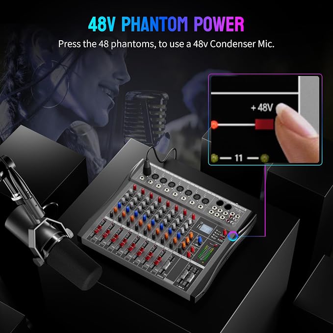 Professional DJ Audio Mixer - Image 4