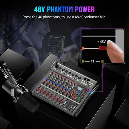 Professional DJ Audio Mixer - Image 4