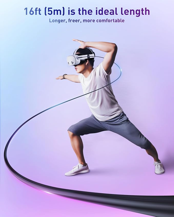 Maxonar VR Charging Link Cable 20FT Compatible - Image 6