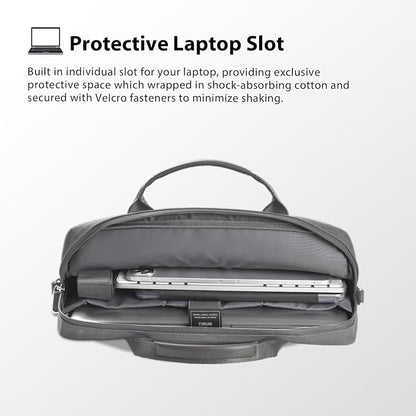 WIWU 15.6 16 Inch Laptop Bag for Men Women, Water-Resistant Laptop Case - Image 4