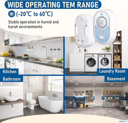 LSENTLY Water Leak Detector Supports 5 Years Standby Time, LED Indicator & - Image 9