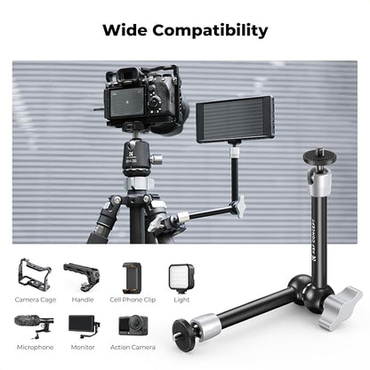 K&F CONCEPT 9.8" Magic Arm Clamp Kit - Image 6