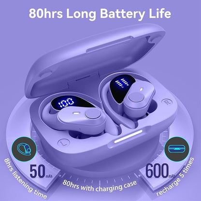 GOLREX Active Noise Cancelling Ear Buds Wireless Earbuds Bluetooth Headphones - Image 3