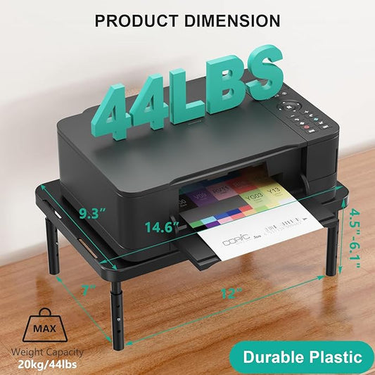 WALI Computer Monitor Stand for Desk, Adjustable Laptop Riser, Desk Monitor - Image 2