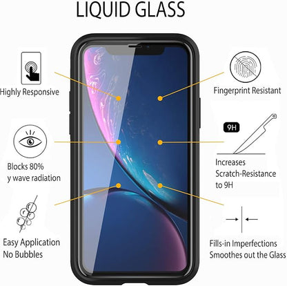 LUVVITT Liquid Glass Screen Protector Scratch and Shatter Resistant Wipe On - Image 5