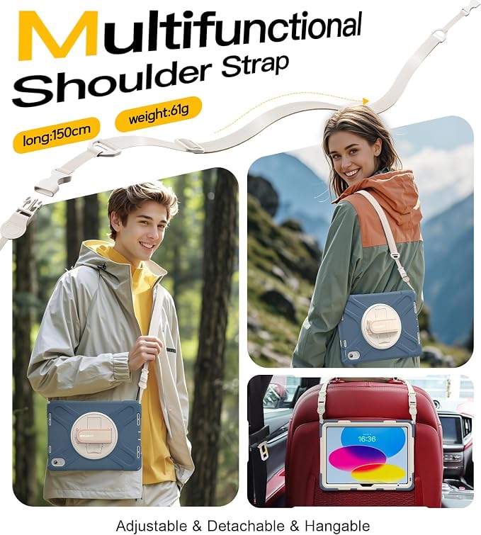 BRAECN for iPad 11th/10th Generation case 11/10.9 inch 2025/2022 - Image 7