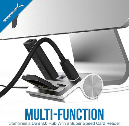 SABRENT Premium 3 Port Aluminum USB 3.0 Hub - Image 3