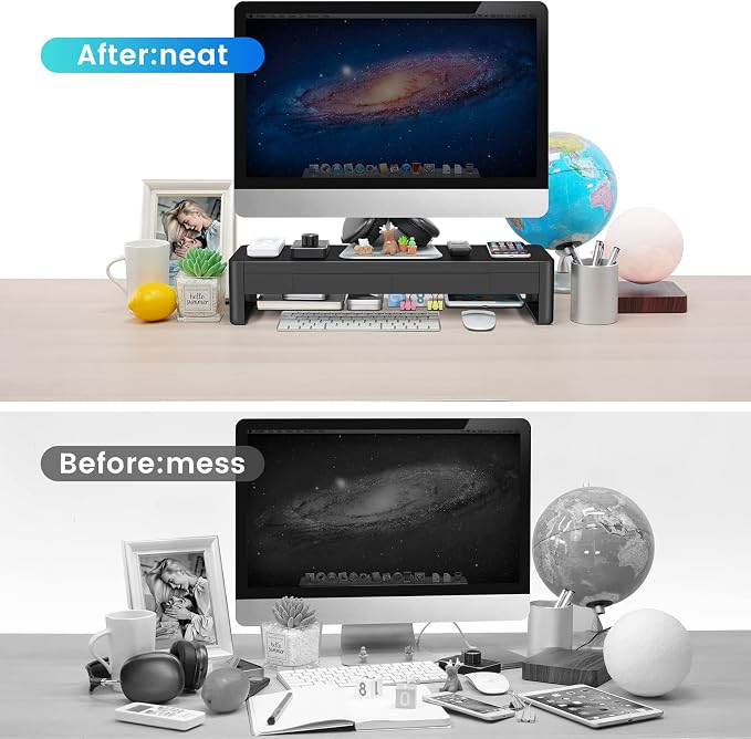 meatanty 2 in 1 Monitor Stand Riser - Image 5