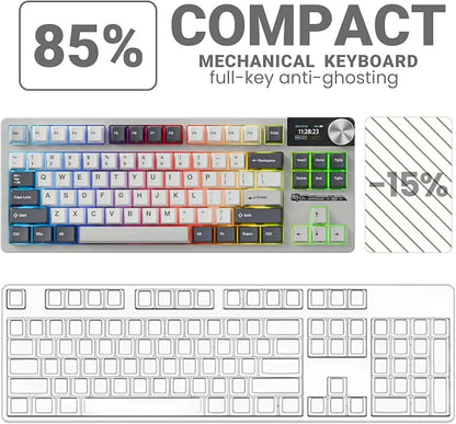 RK ROYAL KLUDGE S85 Wireless Mechanical Keyboard, TKL Keyboard - Image 6