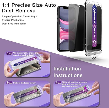 2 Pack Privacy Screen Protector - Image 3