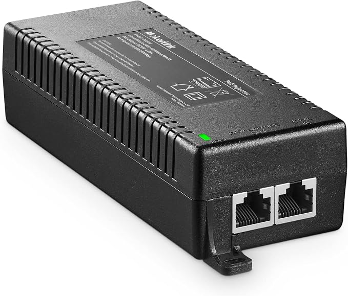 MokerLink Gigabit PoE Injector, 802.3af/at/bt 60W, 10/100/1000Mbps Ethernet by MokerLink
