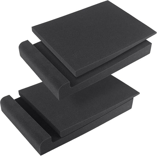 JBER 2 Pack Acoustic Isolation Pads, Studio Monitor Speaker Isolation Foam Pads by JBER