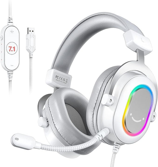 FIFINE USB Gaming Headset, PC Headphones Wired by FIFINE