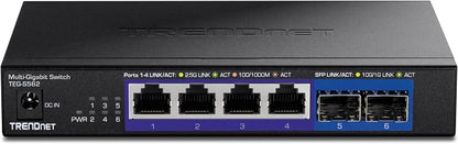TRENDnet 6-Port Unmanaged Multi-Gig Switch, 4 x 2.5GBASE-T Ports, 2 x 10G SFP+ - Image 11