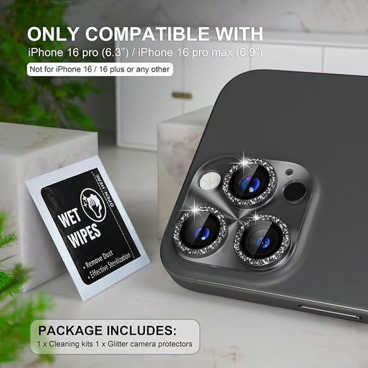 Choiche Compatible for iPhone 16 Pro/iPhone 16 Pro Max Camera Lens Protector - Image 2