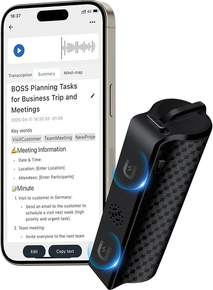 128G Magnetic AI Voice Recorder, Smart Audio Recorder - Image 8