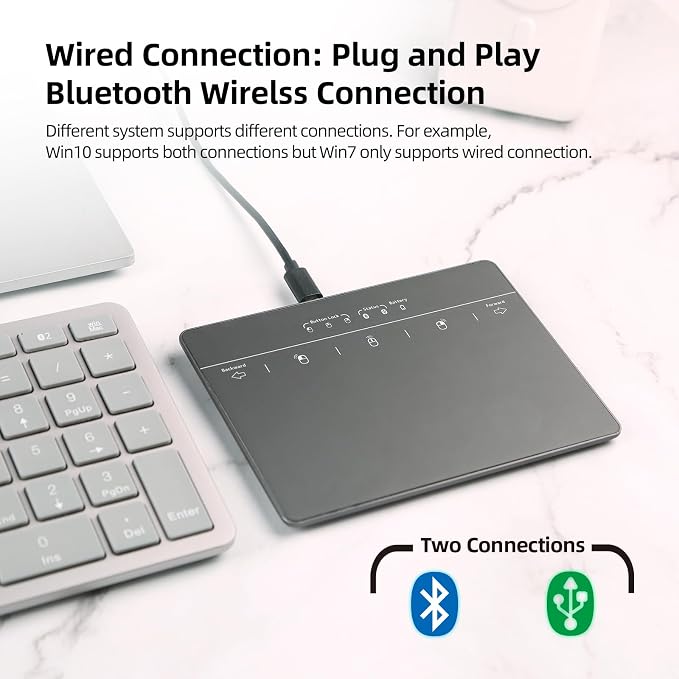 Wired & Wireless Metal Touchpad - Image 3