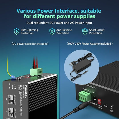 YuanLey 10 Port Industrial Switch - Image 4