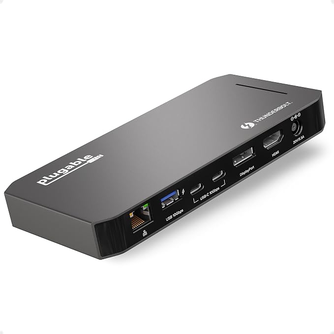Plugable Thunderbolt Dock, 40Gbps by Plugable