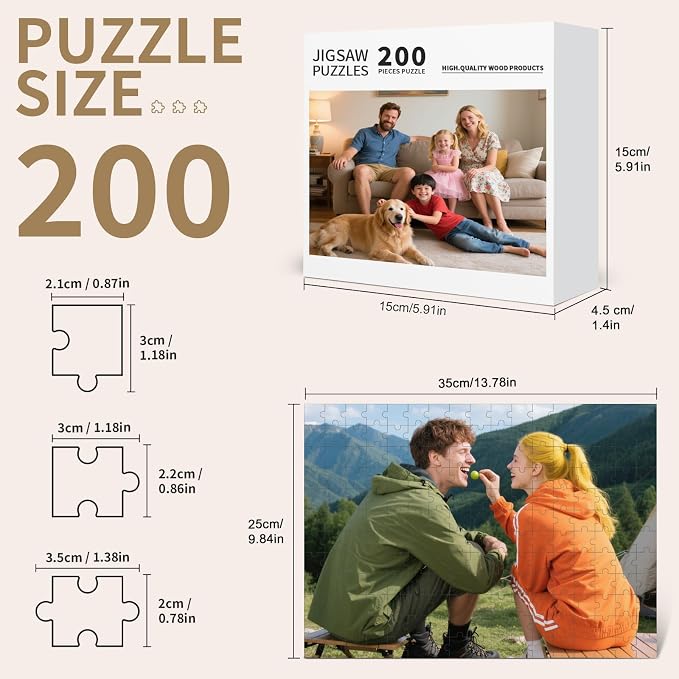Custom Photo Puzzle – Personalized Jigsaw Puzzle from Your Photos in - Image 2