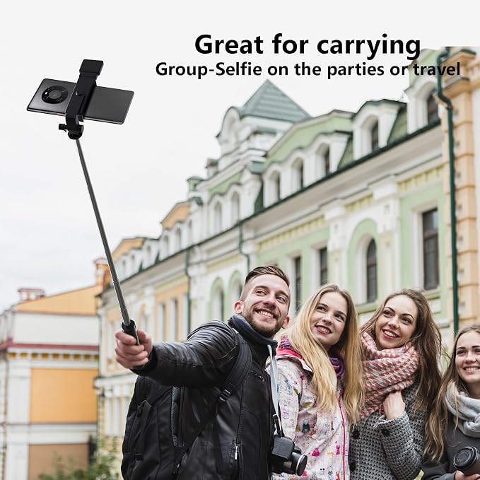 Selfie Stick, 40 in Retractable Phone Tripod - Image 5