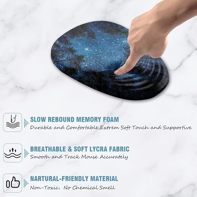 Mouse Pad Wrist Support, Ergonomic Mouse Pad - Image 4