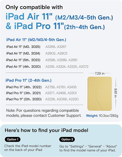 MOFT Dynamic Folio Case for for iPad Air 11-inch M3 M2 2025 2024/10.9 Air 5th - Image 2