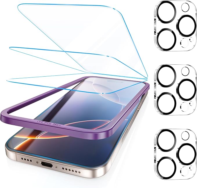 Fotbor 9H+ Tempered Glass with Camera Lens Protector Anti-Glare by Fotbor