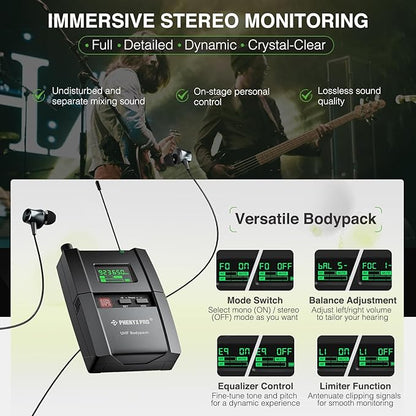 Phenyx Pro Wireless in-Ear Monitor System, Stereo IEM System - Image 4