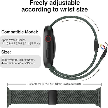 Braided Stretchy Band Compatible - Image 2
