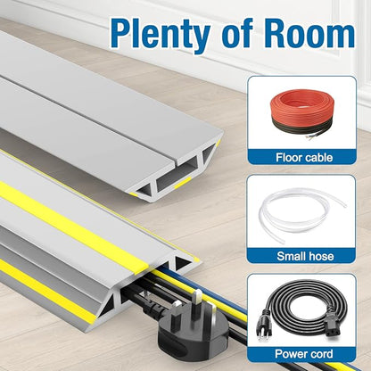 Eapele Floor Cable Cover Protector, Heavy Duty PVC Duct Easy to Unroll - Image 7