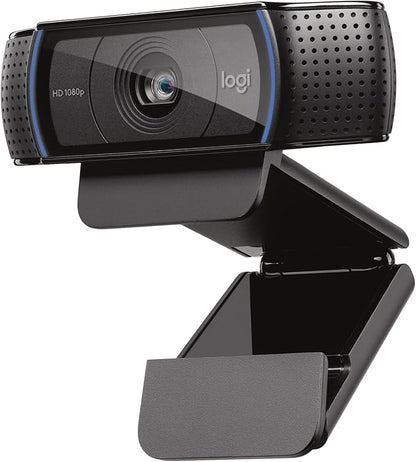 Logitech C920x HD Pro Webcam, Full HD 1080p/30fps Video, HD Light Correction by Logitech