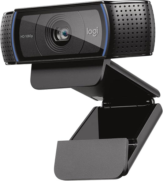 Logitech C920x HD Pro Webcam, Full HD 1080p/30fps Video, HD Light Correction by Logitech