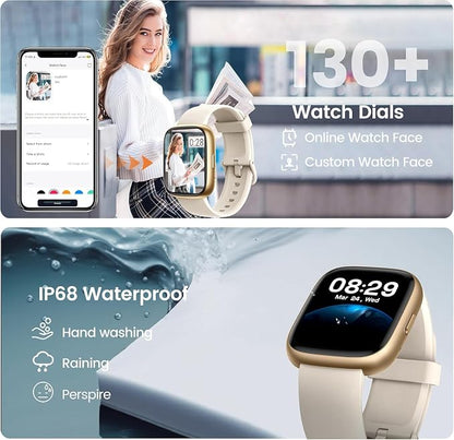 Smart Watch with Alexa Built-in, 1.83" HD Touchscreen Fitness Tracker with - Image 6