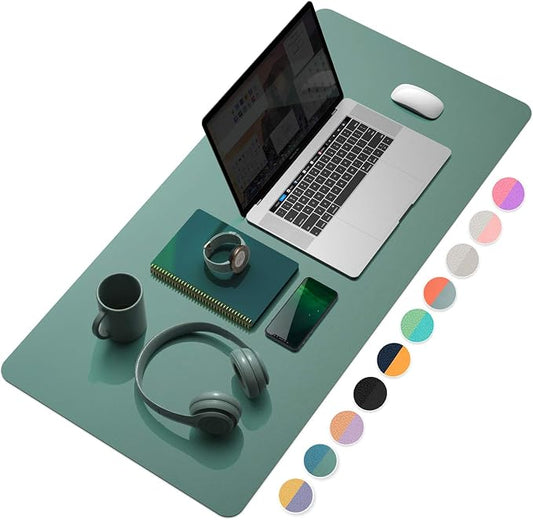YSAGi Desk Mat, Desk Pad, 35.4" x 17" Laptop Leather Desk Pad Protector by YSAGi