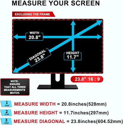 23.8 inch Computer Privacy Screen Filter - Image 2