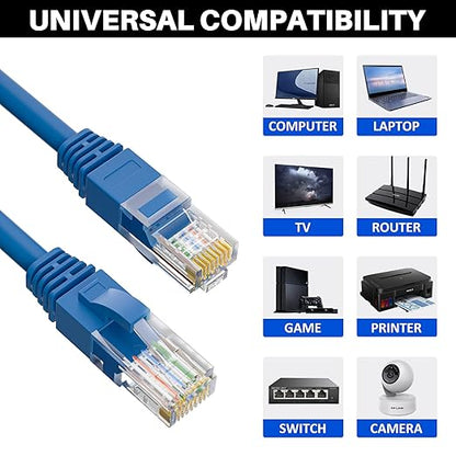Kxable Cat5e Ethernet Cable 50 FT, Cat 5e Internet Cable, Standard RJ45 - Image 6
