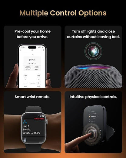 SwitchBot Hub 3 Smart Home Command Center: Screen + Physical Dial, IR Remote Hub - Image 8