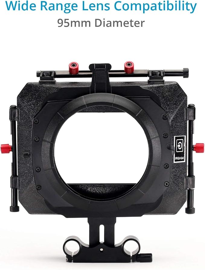 Power DSLR Camera Cage with MB-600 Matte Box Combo Kit. 4x4 Filter Holders - Image 8
