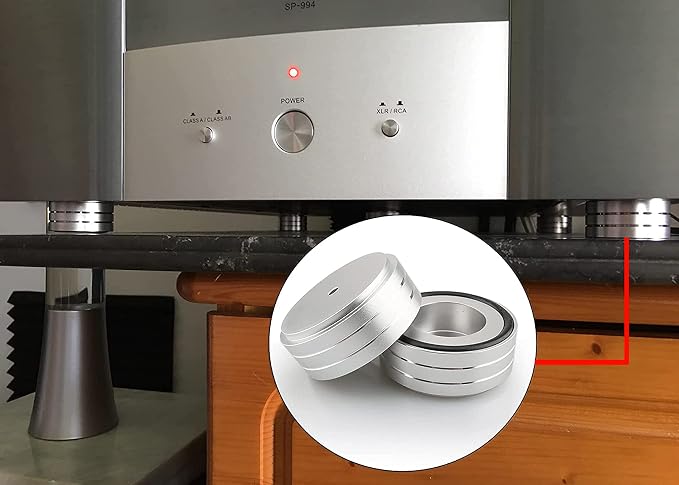 Viborg HiFi Speaker Spikes Stand Feet, 58 * 22MM, 4X Isolation Feet Pad Speaker - Image 6