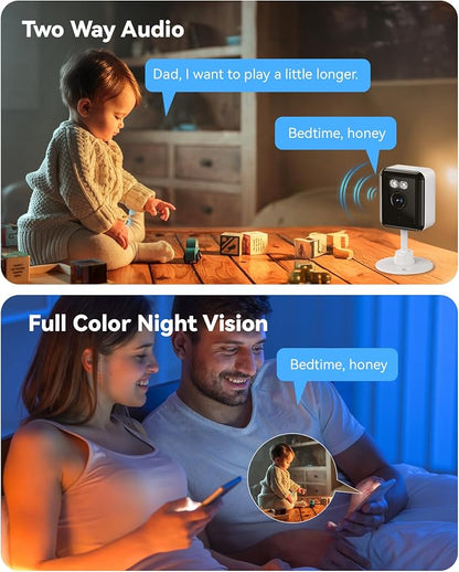 2K Cameras for Home Security, 2.4/5GHz Wi-Fi 6 Indoor Camera for - Image 6