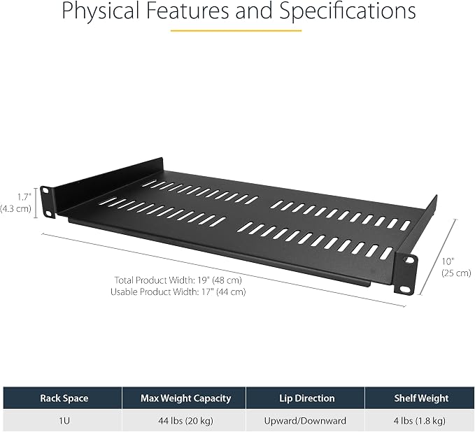 StarTech.com 8U Wall Mount Patch Panel Bracket - Image 6
