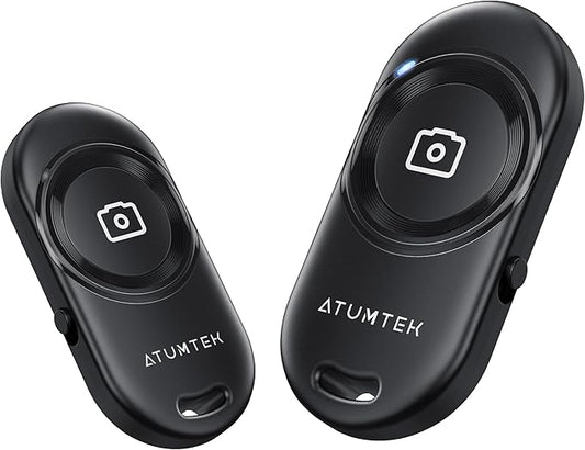 ATUMTEK Camera Remote Shutter for iPhone and Android Smartphones, Wireless by ATUMTEK
