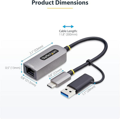 StarTech.com 2.5GbE USB-C to Ethernet Adapter - Image 6
