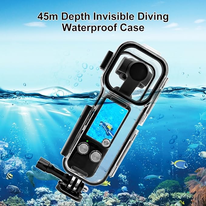 PULUZ Dive Case for DJI Osmo Pocket 3 Waterproof Case PC Protective Shell - Image 3